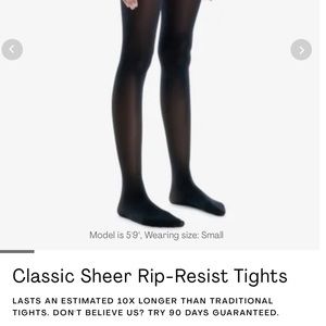 Sheertex Sheer Rip-Resistant Tights